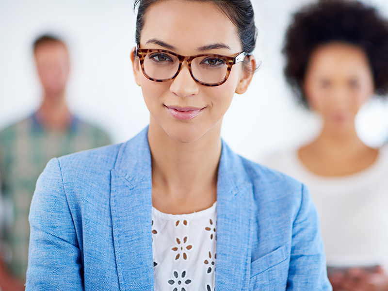 Ready to scale your business? We have employees to help you. Woman Business owner.
